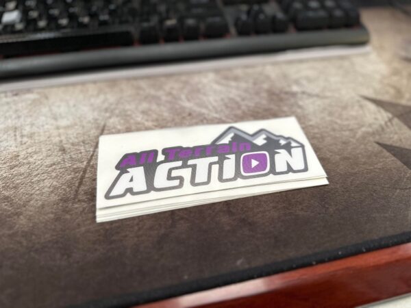 Support All Terrain Action Sticker 150x100mm - Image 3