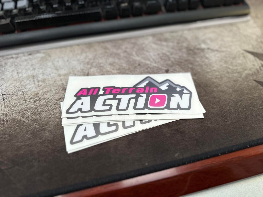 Support All Terrain Action Sticker 150x100mm - Image 2