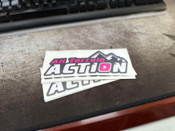 Support All Terrain Action Sticker 150x100mm - Image 2