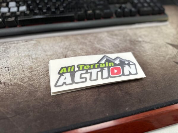 Support All Terrain Action Sticker 150x100mm - Image 4
