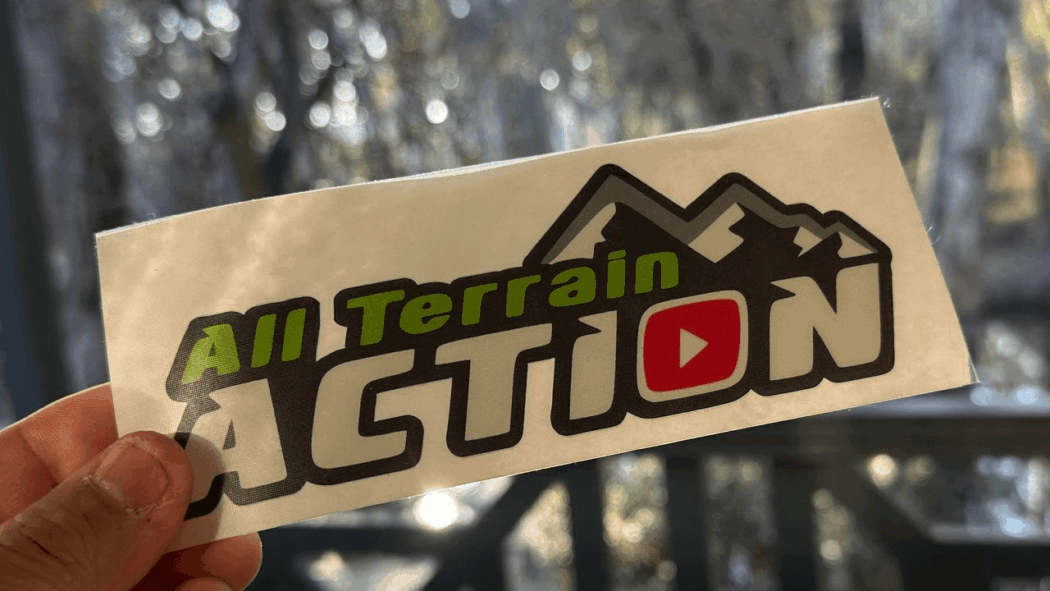 Support All Terrain Action Sticker 150x100mm - Image 7