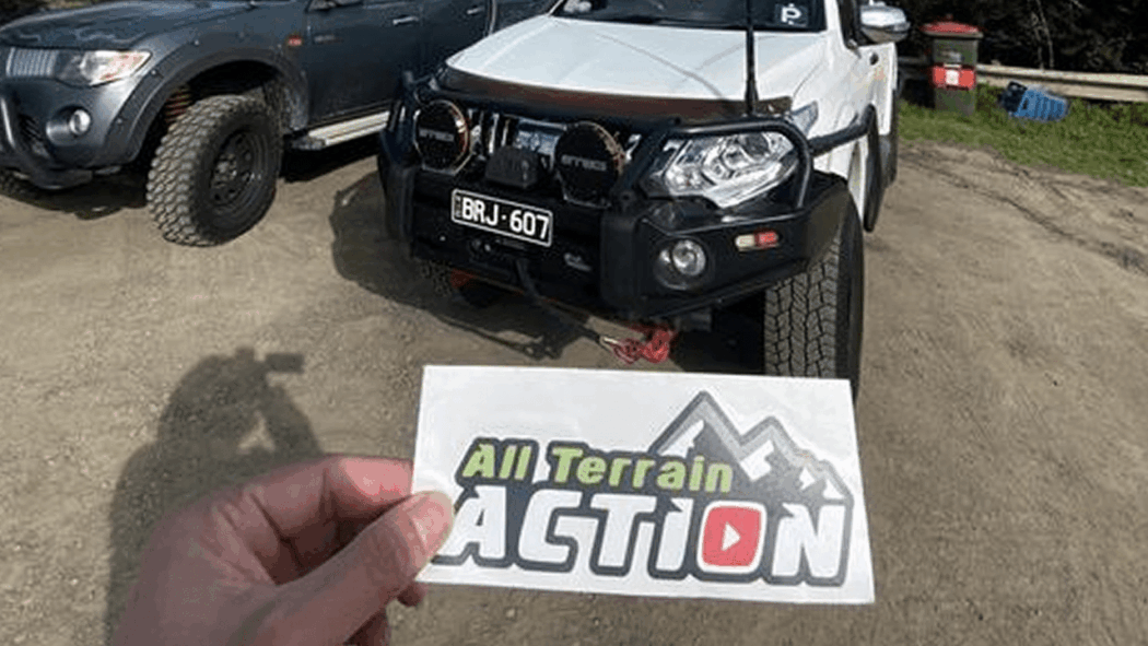 Support All Terrain Action Sticker 150x100mm - Image 9