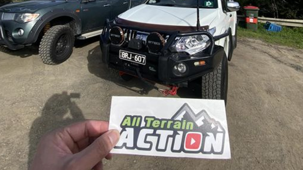 Support All Terrain Action Sticker 150x100mm - Image 9
