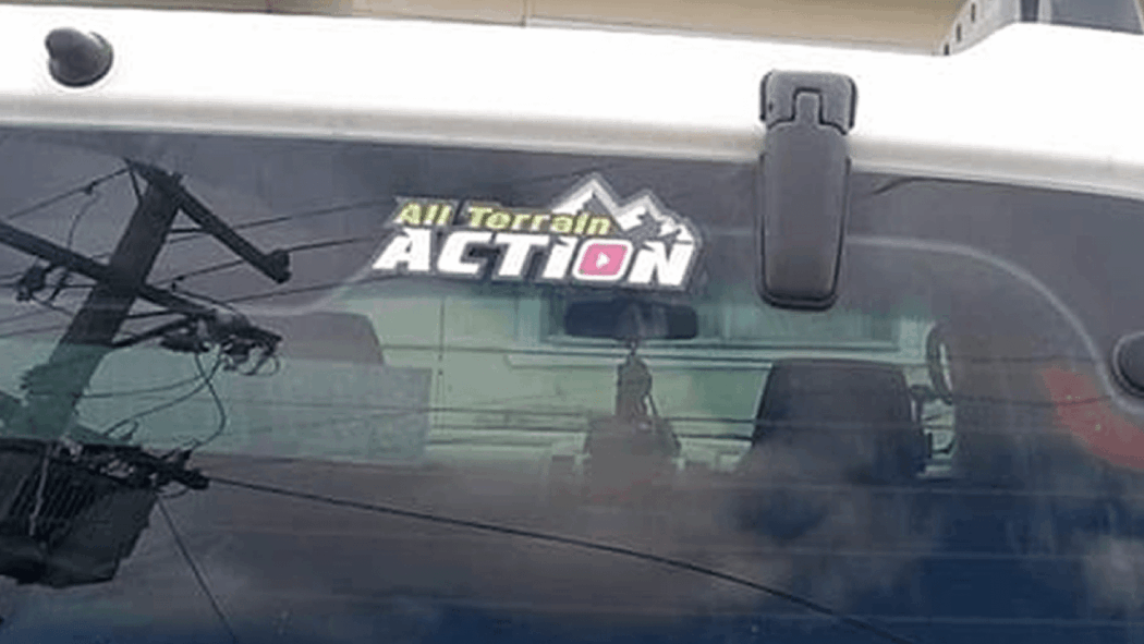 Support All Terrain Action Sticker 150x100mm - Image 17