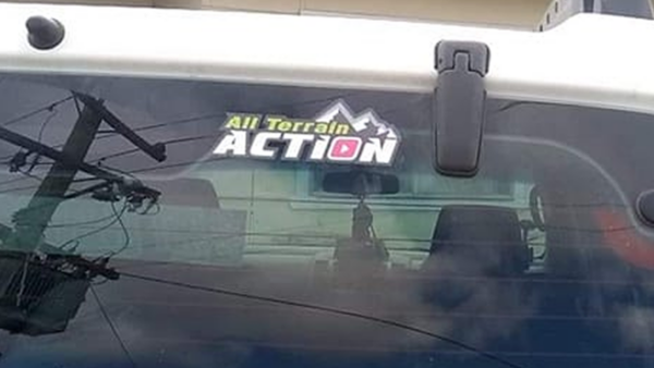 Support All Terrain Action Sticker 150x100mm - Image 17