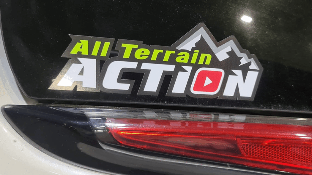 Support All Terrain Action Sticker 150x100mm - Image 5