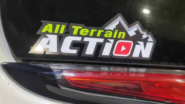 Support All Terrain Action Sticker 150x100mm - Image 5