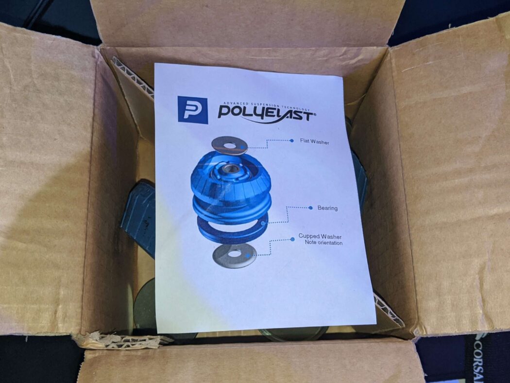 Polyelast (SuperPro) Strut Top + Bearing-Standard - Front (Holden VR-VZ, WH-WL) - Image 2