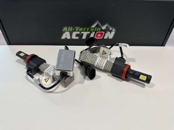 Low & High Beam H11 H9 LED 6000K 60W 6400LM White S7 - Image 2