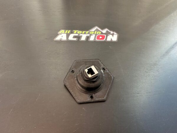 Starlink V2 V3 RV Checker Plate RJ45 Passthrough Socket - Image 3