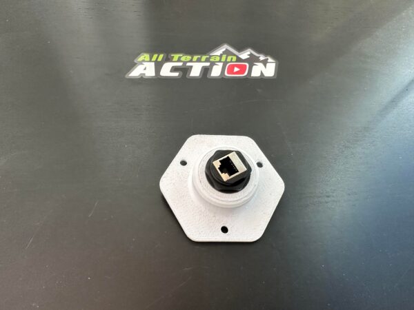 Starlink V2 V3 RV Checker Plate RJ45 Passthrough Socket - Image 4