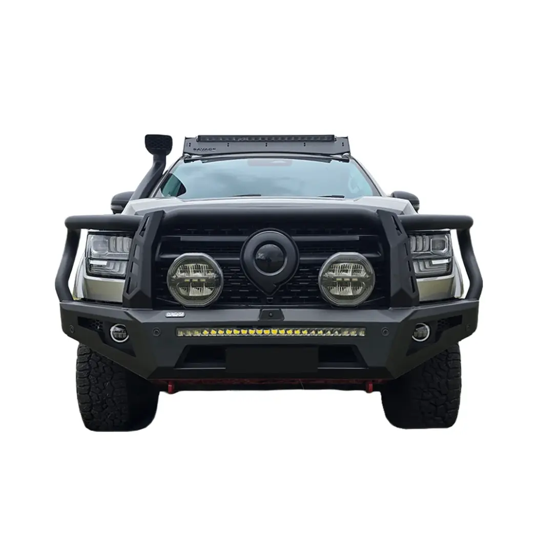 SAVAGE FORGED RAMPAGE HOOPED BULL BAR - GWM ALPHA 2024+ DIESEL, HEV & PHEV