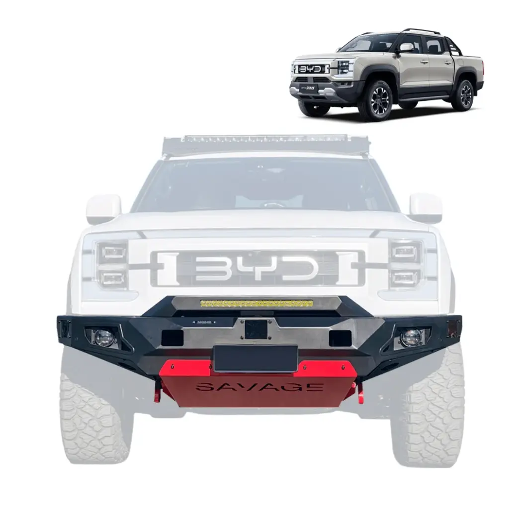 BYD SHARK 6 SAVAGE ATTACK HOOPLESS BULL BAR