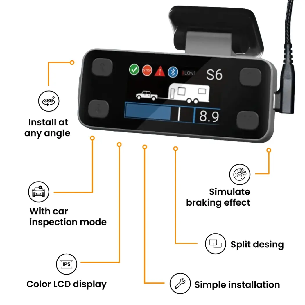 SAVAGE ELECTRIC BRAKE CONTROLLER | UNIVERSAL 12V BRAKE CONTROLLER