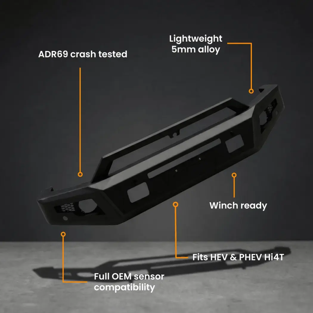 GWM TANK 500 ARMOUR FORGED HOOPLESS BULL BAR