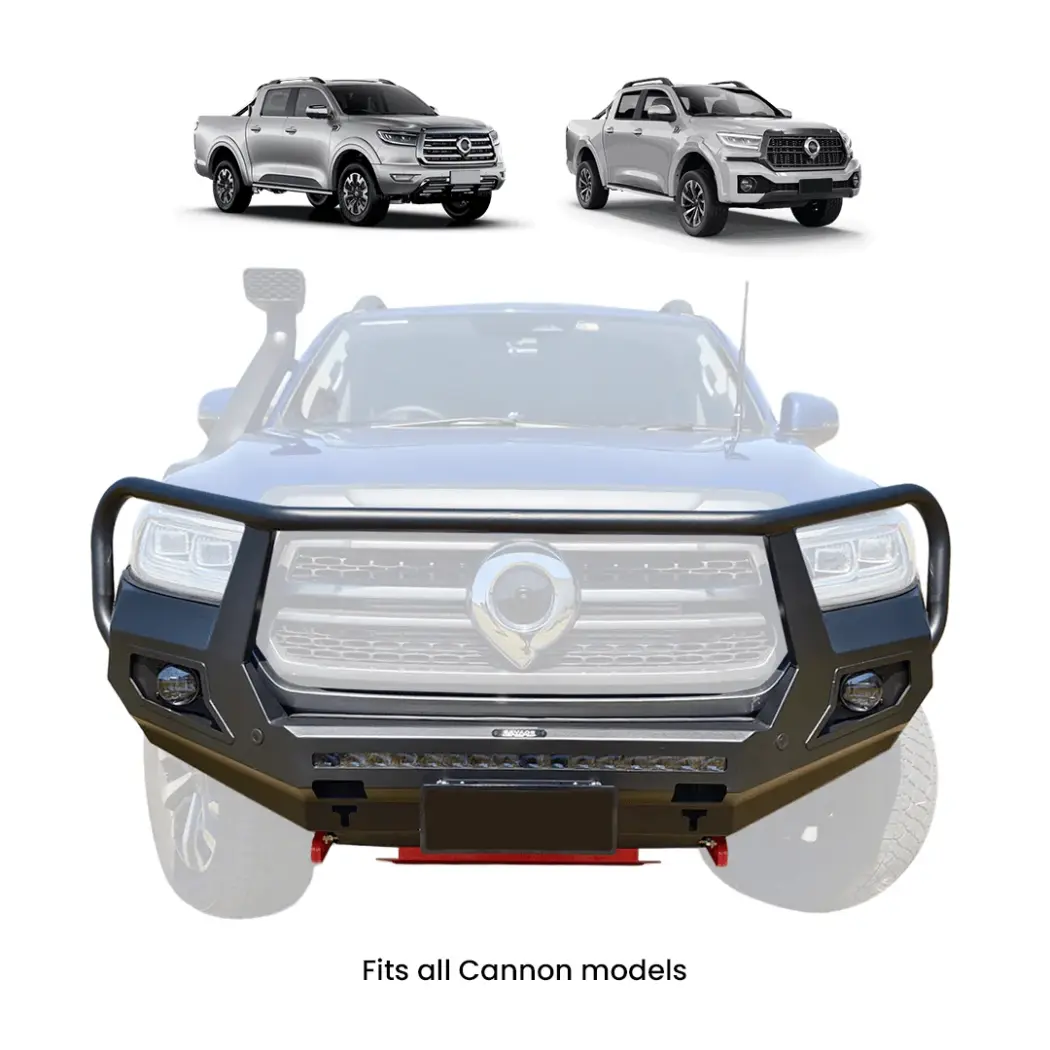 GWM CANNON BEAST HOOPED BULL BAR 2020-2026 FITS ALL MODELS 2.0L/2.4L