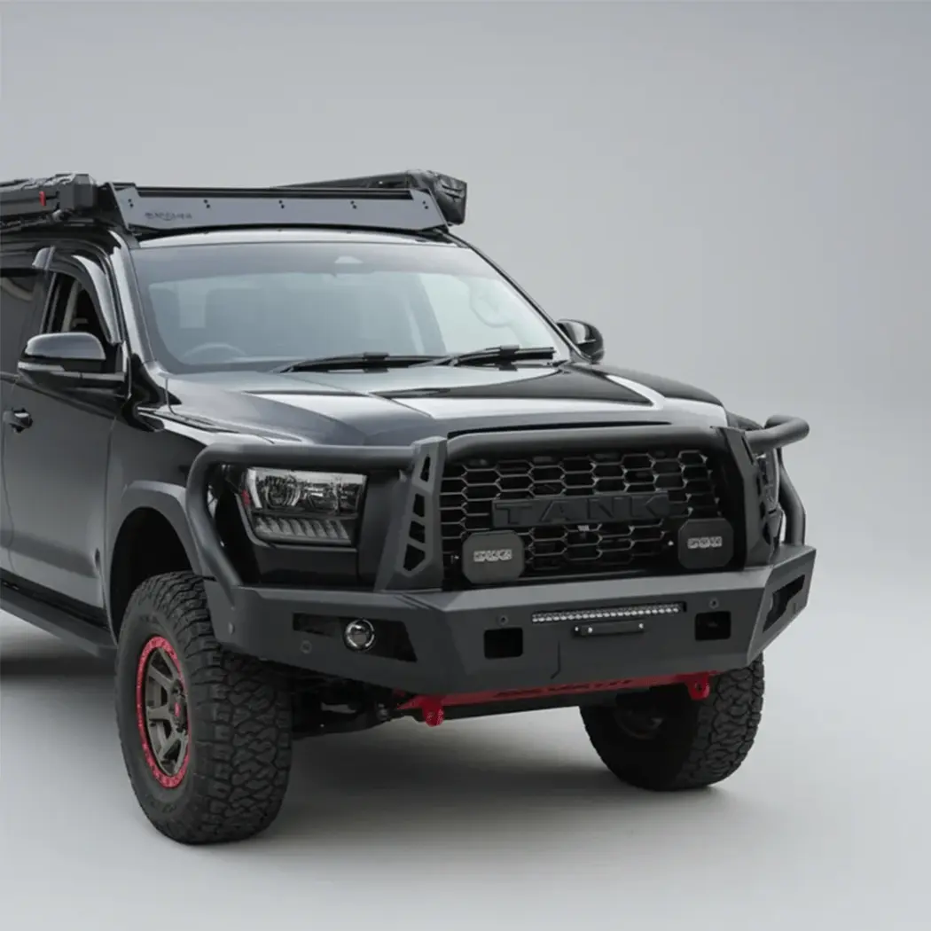 GWM TANK 500 ARMOUR FORGED BULL BAR (HOOPED)