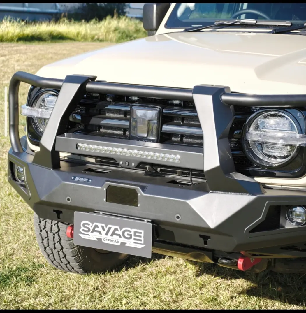 TANK 300 ARMOUR (HOOPED) BULL BAR ALL MODELS - Petrol/Diesel & HEV